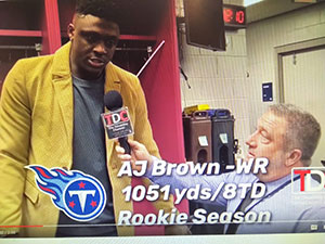 Dave Stevens and AJ Brown