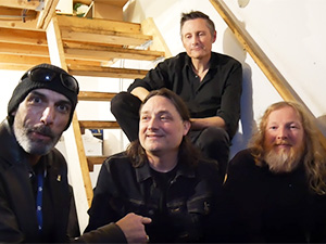 Jay Stoyan with the band Freedom Train